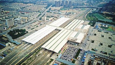 銀川火車站綜合樞紐雛形初顯