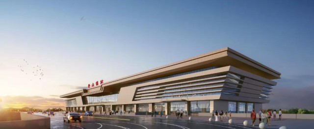 日照奎山綜合客運站主體工程五月份竣工驗收