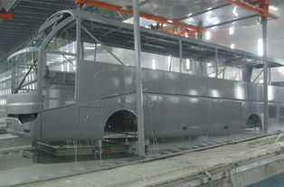 新能源電泳線首臺客車下線