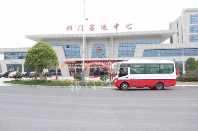 直擊現場!祁門新客運中心運營第一天!迎來首批旅客~