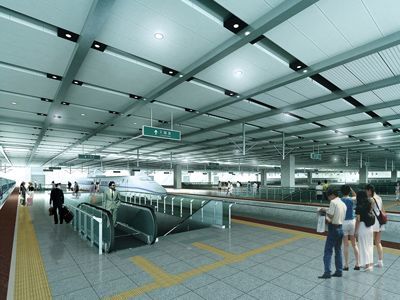 一座高標準現代化大型鐵路客運站即將通車，成為我省交通新樞紐